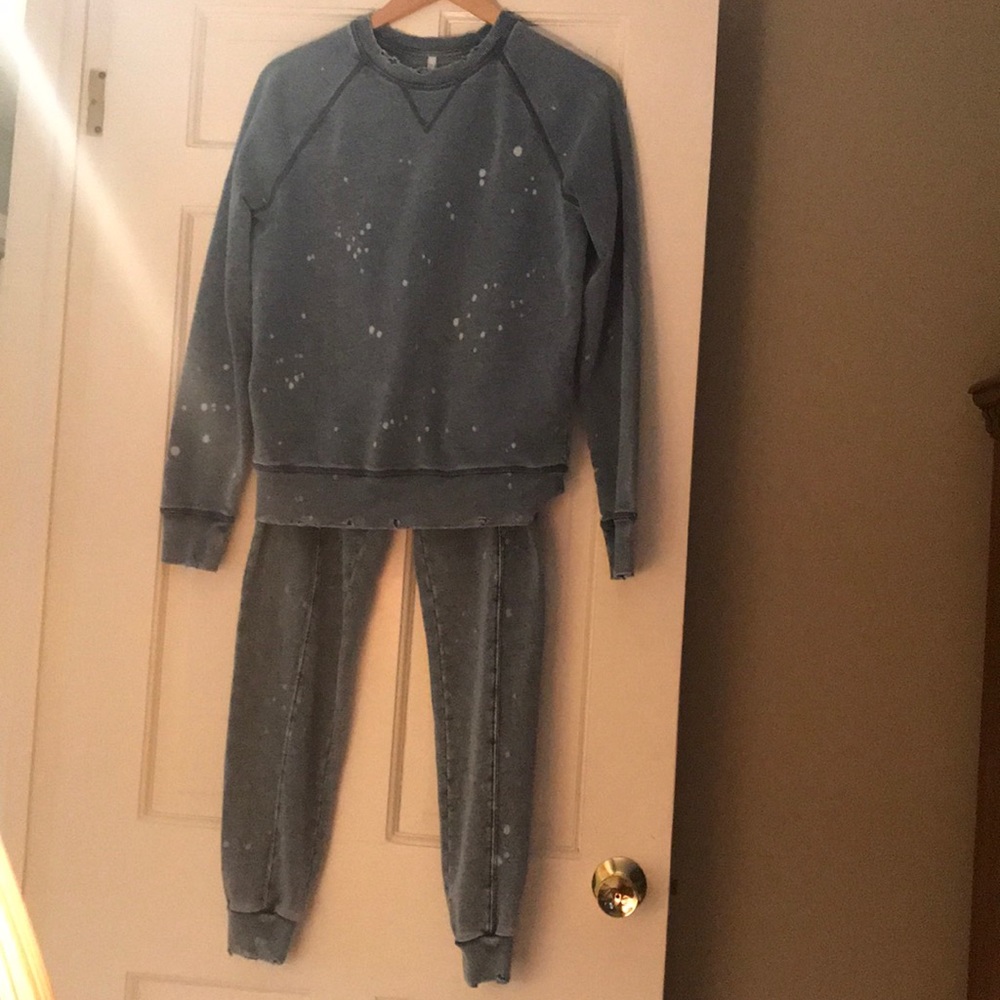 Distressed sweats